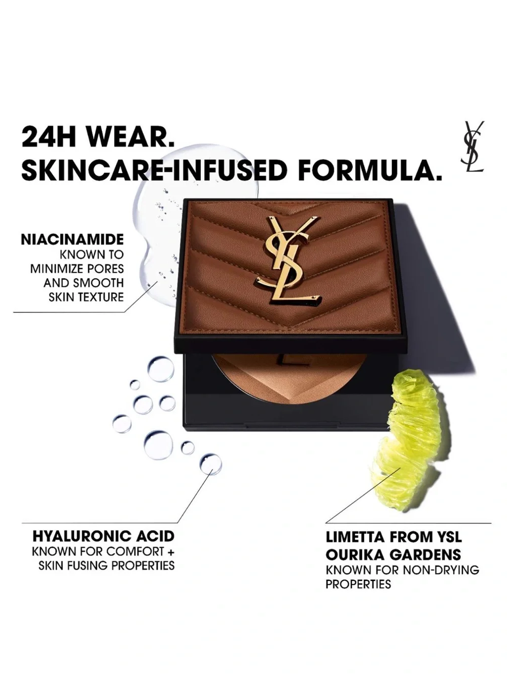 YVES SAINT LAURENT All Hours 24H Hyper Sunkissed Glow Bronzer Powder - 01 Sepia